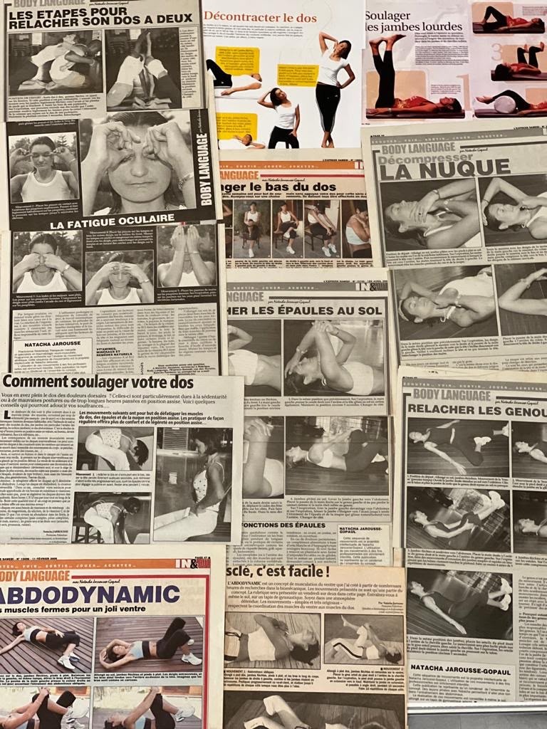 Collection of Body Language articles — postural relief, spine decompression, body awareness