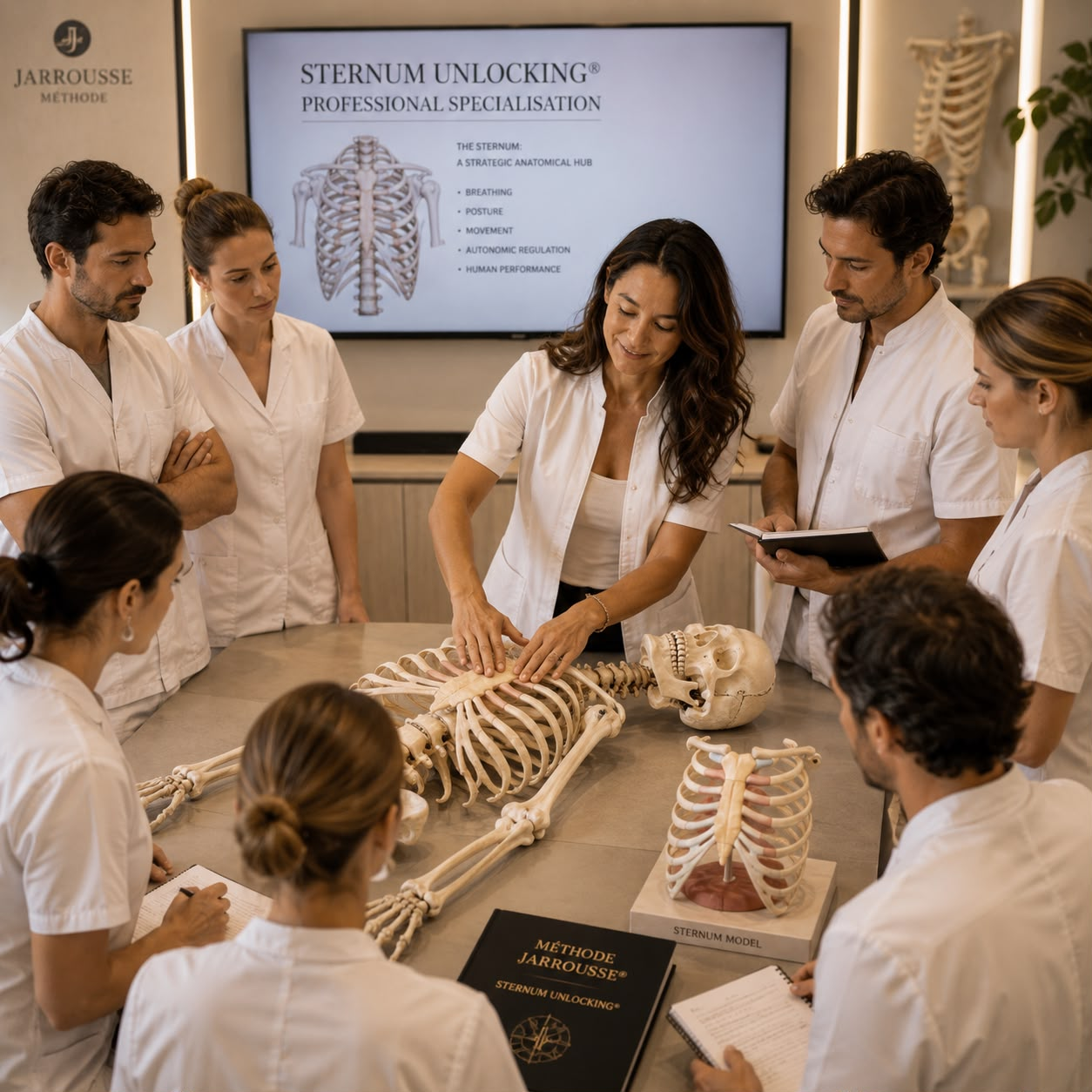 Somatic clinical training demonstration